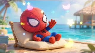 Spider Man Super Relaxing Baby Lullabies on Sunny Beach ♥ Beat Insomnia Fast ♥ Sleep Instantly